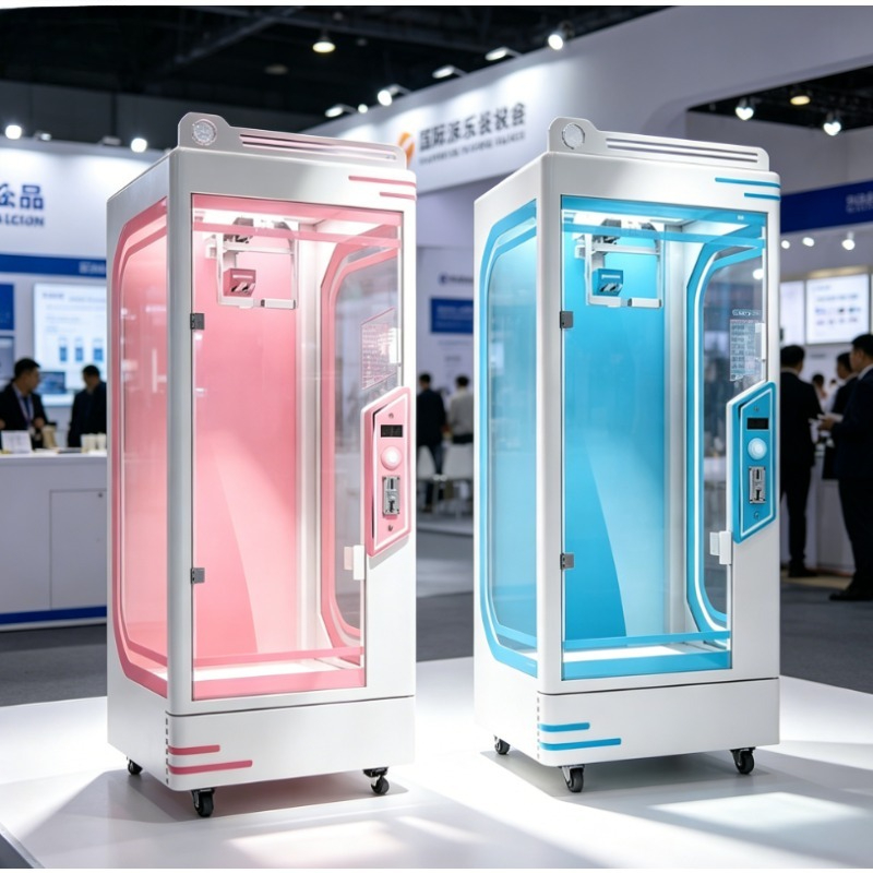 Arcade Toy Vending Machine - Macchina Acchiappapremi a Moneta Personalizzata Rosa,
